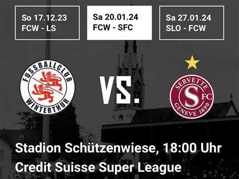 FC Winterthur Vs Servette FC Ticket Sektor C Kaufen Auf Ricardo