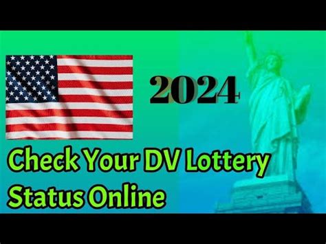 How To Check Dv Lottery Status Dv Lottery Youtube