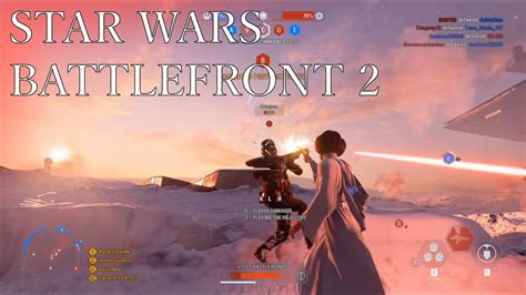 Star Wars Battlefront 2 Supremacy Hoth Sniper Princess Leia