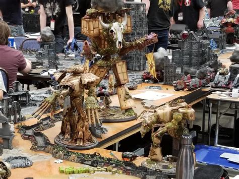 Adepticon 2018 Nurgle Titan Warhammer 40000 Nurgle Titans