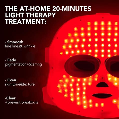 Newkey Red Light Therapy Face Mask Colors Led Photon Skin Care For