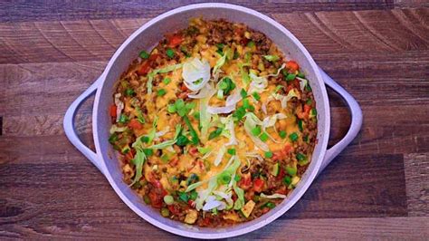 Keto Cheesy Taco Skillet Recipe Keto Daily