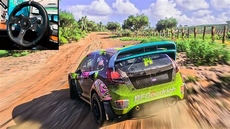 500hp Ford Focus Rs Rally Forza Horizon 5 Gameplay Steering Wheel Youtube