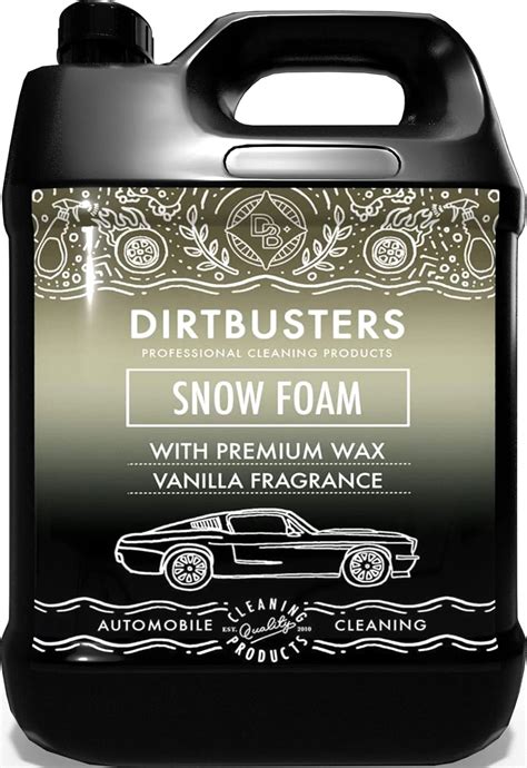 Dirtbusters Snow Foam Car Shampoo And Wax Powerful Thick Foam Pre Wash