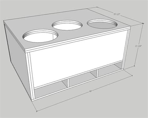 Box Plans Zv6 15 Subwoofers