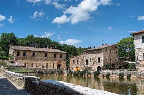 Bagno Vignoni Roman thermal baths in southern Tuscany