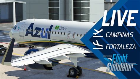 Voo de Campinas a Fortaleza de A320neo da AZUL Linhas Aéreas