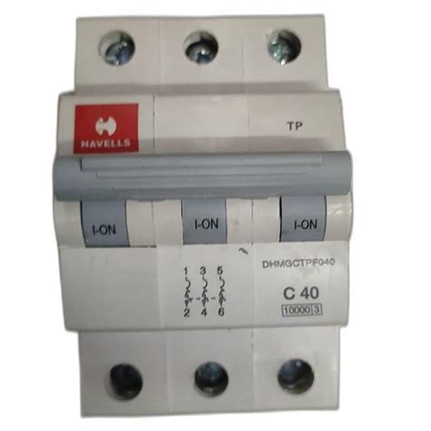 40 A Havells C40 Triple Pole D Curve MCB At Best Price In Bengaluru