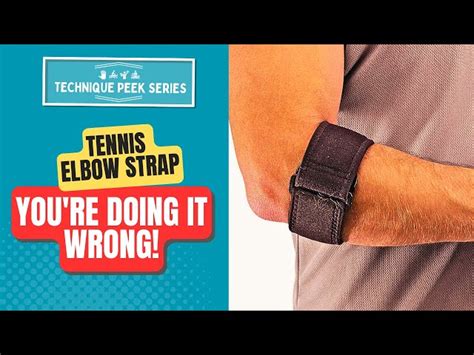 Tennis Elbow Strap Placement