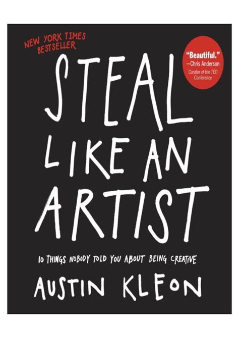 Softcopy Steal Like An Artist By Austin Kleon Ebook PDF Creativity