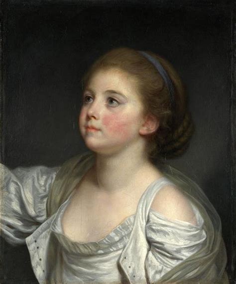 A Girl - Jean-Baptiste Greuze - WikiArt.org