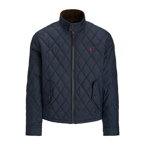 Buy Polo Ralph Lauren Men Navy Water Repellent Quilted Jacket Online