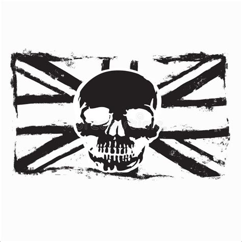 Flag SkullFlag Skull Vector Illustration for Various Design Needs Stock ...