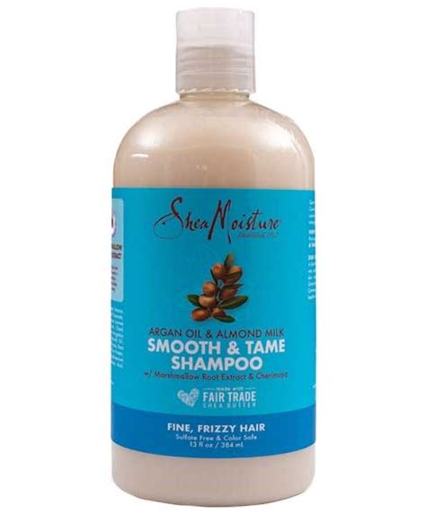 Argan Oil And Almond Milk Smooth And Tame Shampoo Shea Moisture Argan