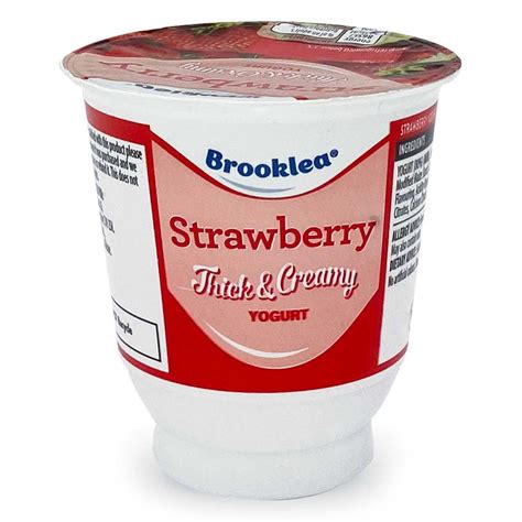 Strawberry Thick And Creamy Yogurt 150g Brooklea Aldiie