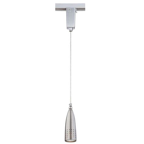 Hampton Bay Mya Light Satin Nickel Track Pendant Pn Mya Trk The