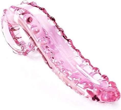 Tentacle Glass Dildo Massager Pink
