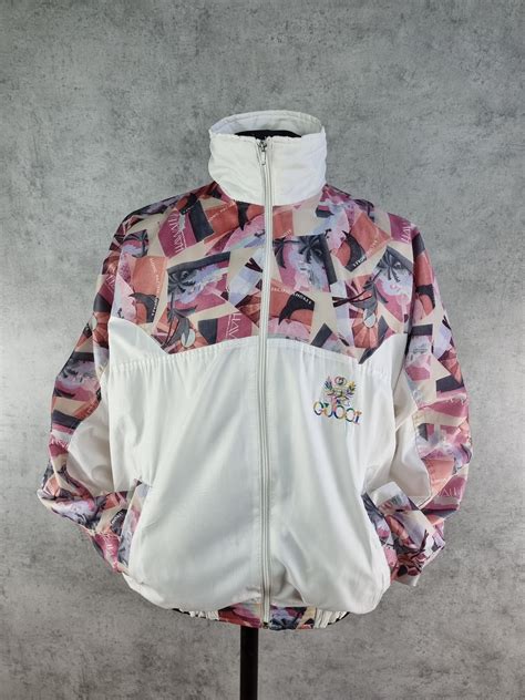 Vintage 90s Track Suit Gucci Style Hawaii Palms Print Rare Grailed