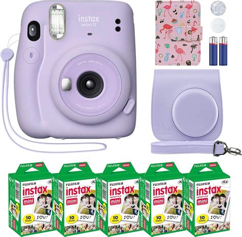 Fujifilm Instax Mini 11 Álbum de fotos con diseño de flamenco 50