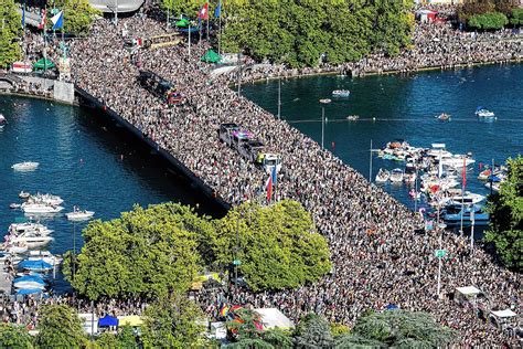 Schweiz Veranstaltungen in Zürich 2023 Sechseläuten Pride Festival