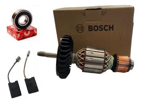 Kit Induzido escovas rolamentos P Bosch Gws 22 180 110v Frete grátis