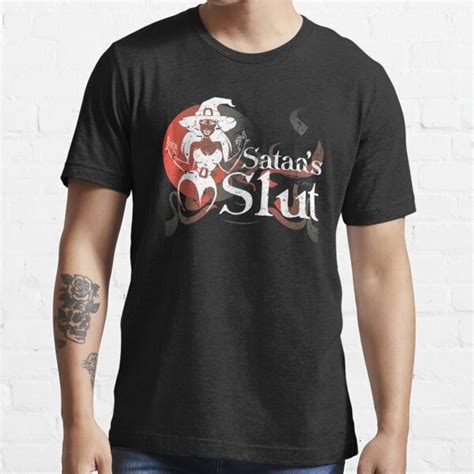 Satans Slut Witch Witchcraft Heavy Metal Sexy Hail Satan T Shirt For