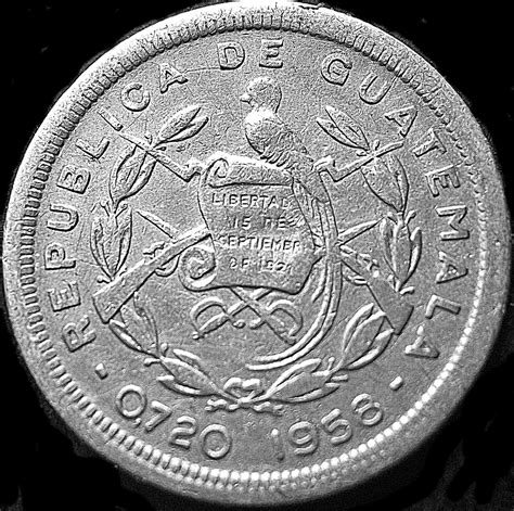 Monedas De M Xico Y El Mundo Guatemala Centavos De Monolito