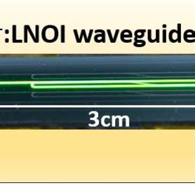 A Cross Sectional Schematic Of The Z Cut Er Lnoi Wafer The