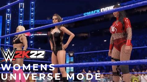 WWE 2K22 Women S Universe Mode I Episode 113 SMACKDOWN YouTube