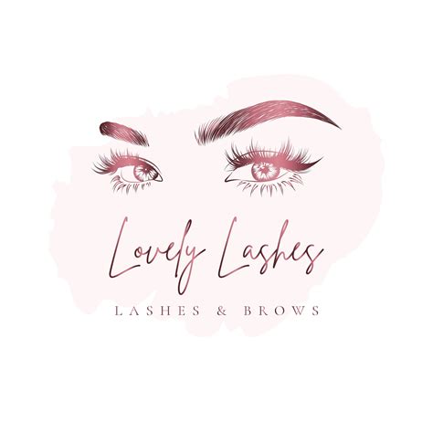 Minimalist Logo Design Lash Artist Logo Design Eyebrows Logo Design