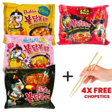 Samyang Korean Hot Chicken Ramen Noodles 4 Pack Bundle SHOPPE LK