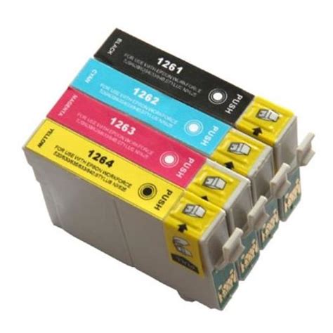 Epson 126 T126 Compatible Ink Cartridge Combo High Yield Bkcmy Eco Box