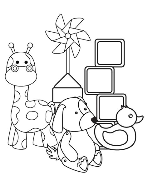 Kids Coloring Pages Of Toys