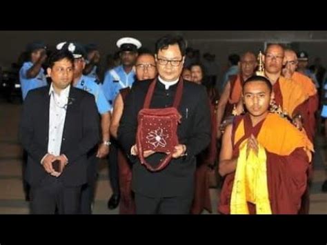 Th Bakula Rinpoche Kiran Rijiju Reach Mongolia With Holy Relics Of