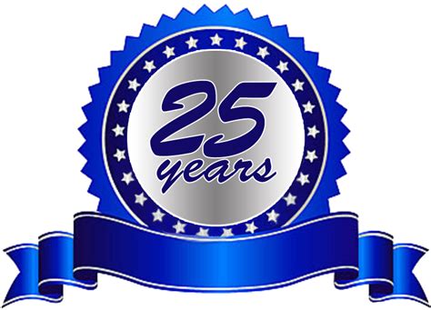 25th Anniversary Logo Png