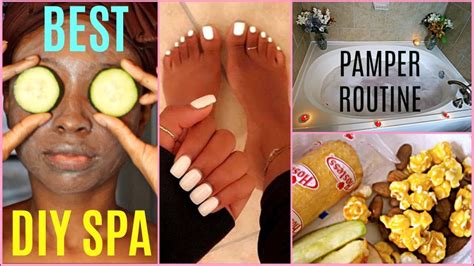 Diy Spa Night Pamper Routine Night Routine Youtube