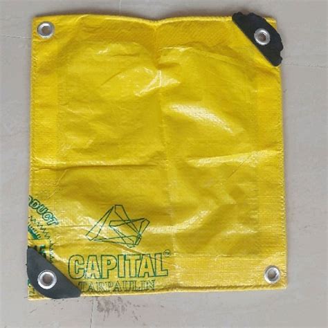 Pvc Coated Knitted Yellow Hdpe Waterproof Capital Tarpaulin Thickness