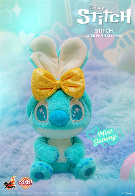Hot Toys Blind Box PPLU066N Stitch Cosbi Plush Keychain 1PC Kingdom
