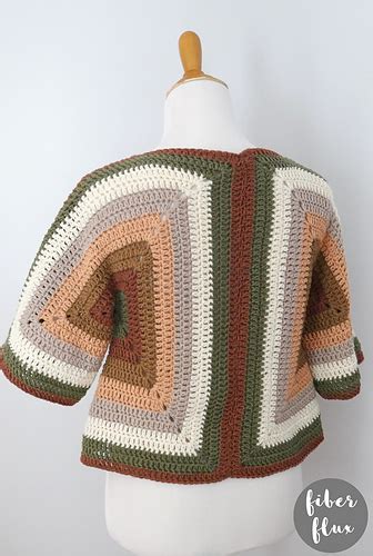 Ravelry Easy Hexagon Cardigan Pattern By Fiber Flux Jennifer Dickerson