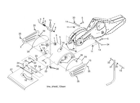 Partes De Detalles Del Diagrama IPL Husqvarna Motocultivador TR530 211