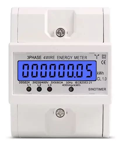 Medidor Consumo Energia Trifasica V A Kwh Fios Frete Gr Tis