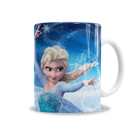 Tazas Frozen Elsa Y Personajes Castillo De Nieve Chiva Calenchu Tienda