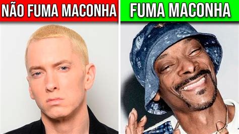 RAPPERS QUE FUMAM MAC0NHA VS RAPPERS QUE NÃO FUMAM MAC0NHA YouTube