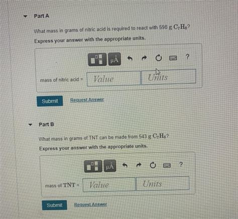 Solved Part A What Mass In Grams Of Nitric Acid Is Required Chegg