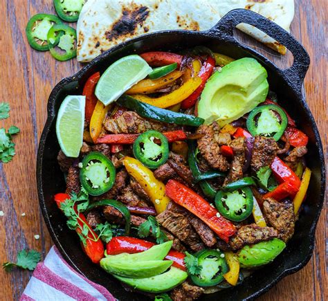 20 Minute Steak Fajita Skillet With Avocado Allys Cooking