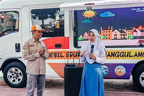 Tayangan Videotron Edukasi Bencana Meriahkan Spab Di Sman Pronojiwo