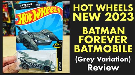 HOT WHEELS NEW 2023 BATMAN FOREVER BATMOBILE Grey Variation REVIEW