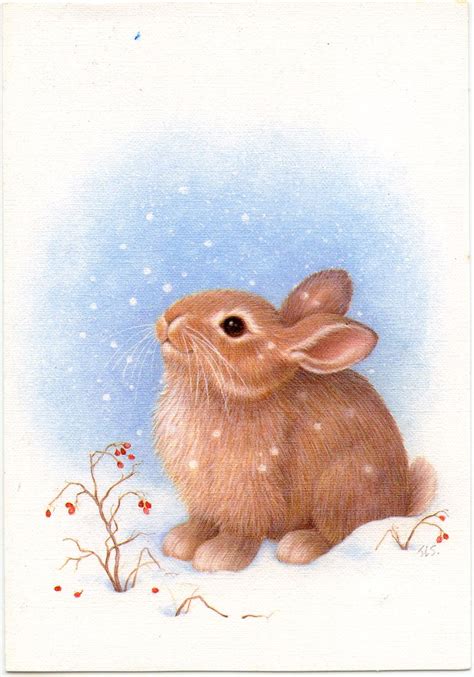 Pin On Merry Christmas Bunny Painting Animal Illustration Bunny