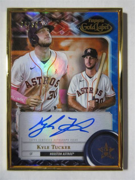 Topps Gold Label Baseball Autograph Blue Kyle Tucker