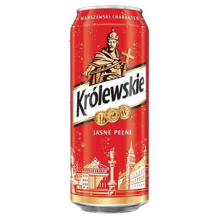 Królewskie Piwo jasne 500 ml promocja Biedronka Ding pl